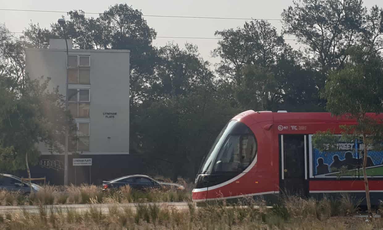 ACT government has ‘taken a broom along the inner north light rail corridor … sweeping public housing tenants as far from latte-land as they possibly could,’ Liberal housing spokesman Mark Parton says. Photograph: Paul Karp/The Guardian