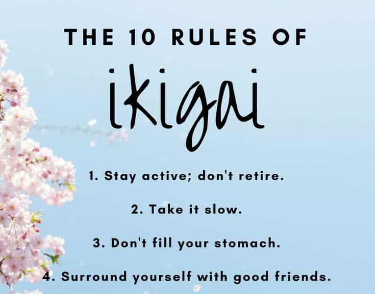 The 10 Rules of ikigai