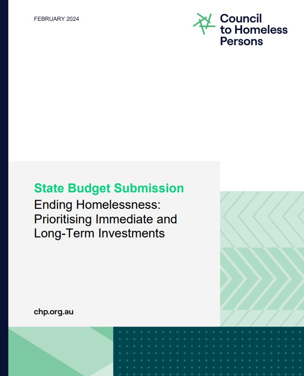 Victorian State Budget Submission 2024-25 Ending Homelessness