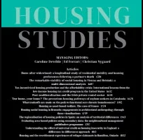 Housing Studies journal cover