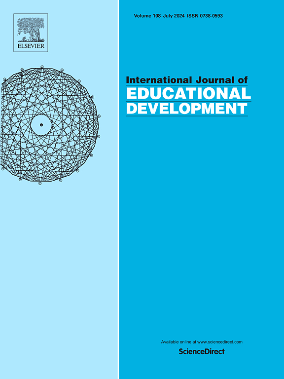 International Journal of Educational Development cover