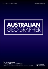 Australian Geographer cover