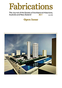 Fabrications journal cover