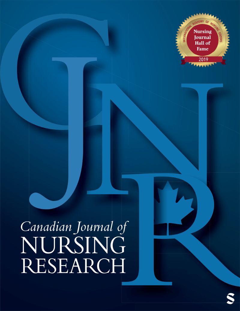 Canadian Journal of Nursing Research cover