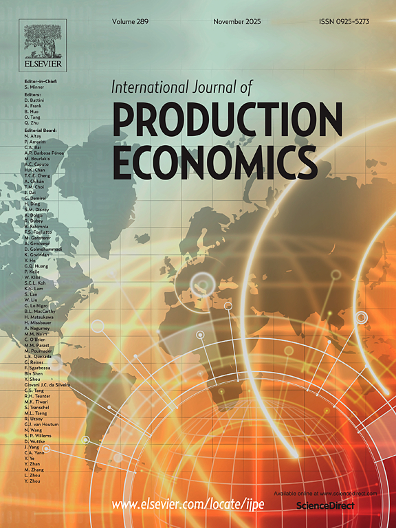 International Journal of Production Economics cover